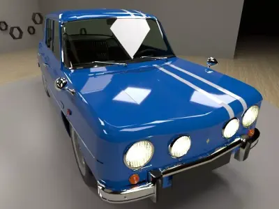 Renault 8s Gordini 3D model