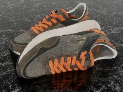 REPLAY - 3D SHOE SNEAKER Low-poly 3D model