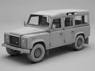 Land Rover Defender 110 Wagon 3D model