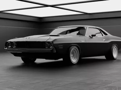 1970 Challenger RT 426 Hemi 3D model