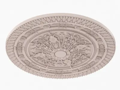 Classic Ceiling Medallion 39 3D model