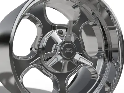 BILLET SPECIALATIES DRAGSTER WHEEL  3D print model