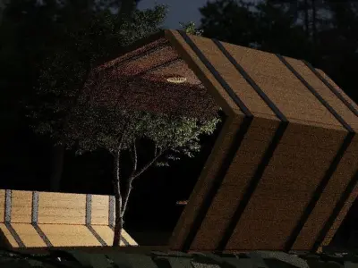 Arch Style Gargens 3D model