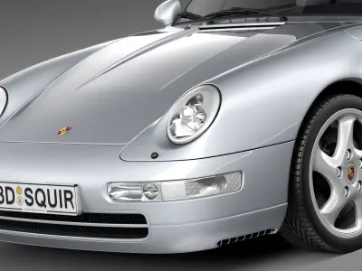 Porsche 911 993 Carrera 1994-1997 3D model