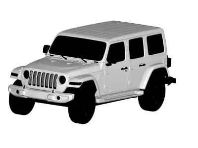 Jeep Wrangler  3D model