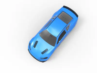 NASCAR Toyota Camry XSE 23XI Rc body shell 3D print model