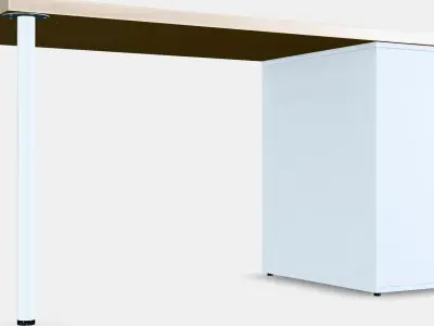 LAGKAPTEN - ALEX Desk 12 Low-poly 3D model