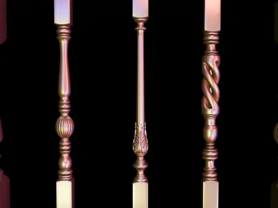 Balusters 60 3D model