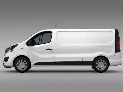 Vauxhall Vivaro 2017 L2H1 3D model