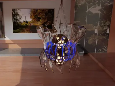 NEURAL LAMP CEILING 3D model