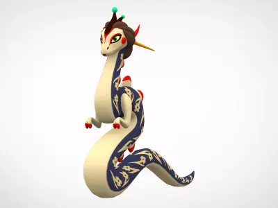 Asian Dragon 3D model