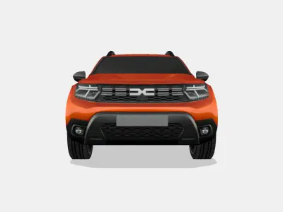 Dacia Duster 2022 Low-poly 3D model
