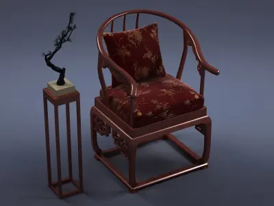 cabinet cabinet wardrobe sofa bed table bookshelve 3D model