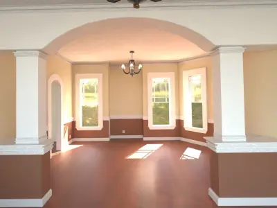 Staircase and Windows Room Interior  3D model