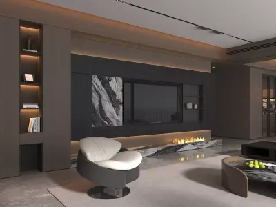 Living Room Scene 20 3D model