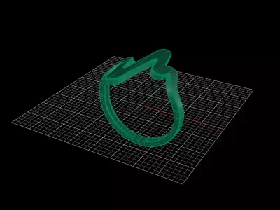 Minimal Abstract Ring 55 3D print model