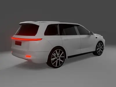 LiXiang L9 Low-poly 3D model