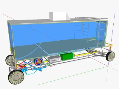 AT minivan EM 3D model