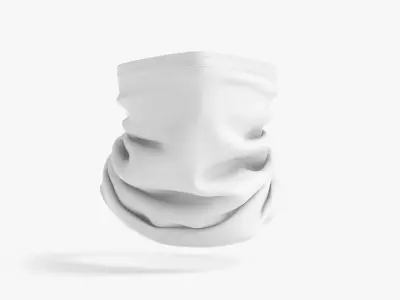 Neck Gaiter Low-poly 3D model