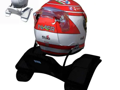 Nasr Helmet 2016 Low-poly 3D model