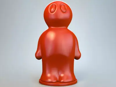 Model of a high detail Figurine Print 3D model