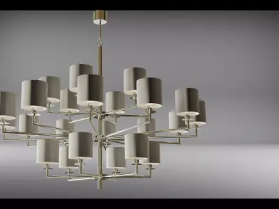 COMETA  Chandelier 3dModel 3D model