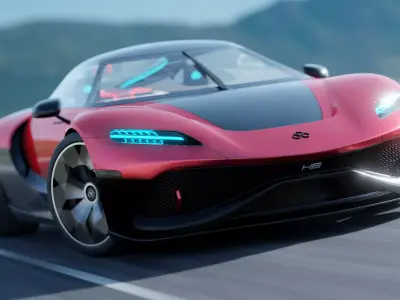 JULIETTA 3D CAR MODEL 3D model