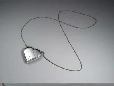Love Necklace 3D model