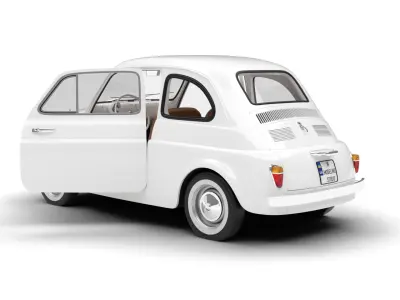 Fiat 500 1959 HQ 3d model  3D model