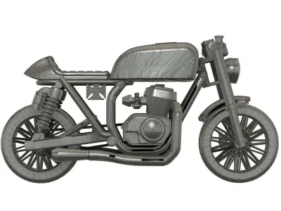 Cafe Racer 3D print model