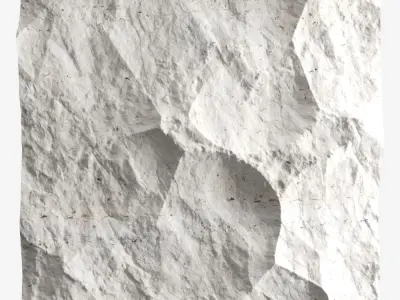 358-RockPanel rock on wall 3D model