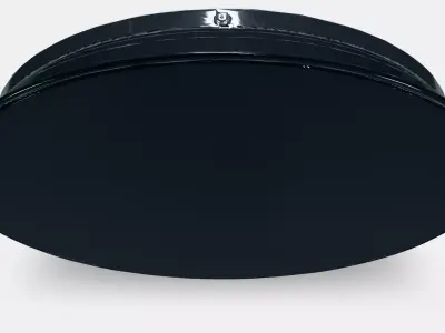 BRAVUR Wall clock Low-poly 3D model