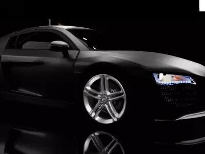 AUDI R8 3D model 18