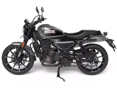 Harley Davidson X440 - Vivid Metallic Dark Silver - Game Ready Low-poly 3D model