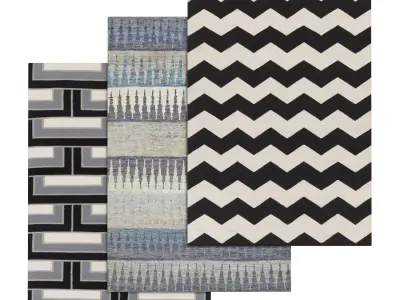 Rug Set 1105 3D model