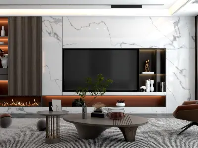 Modern Interior Design 04 3D model