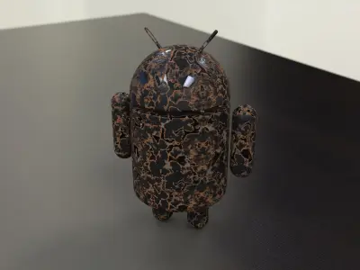 Android robot Free 3D model