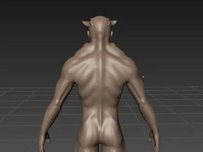 alienman devil Free 3D model