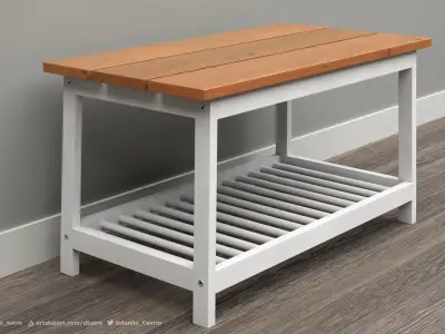 Shoe Rack - 4k Textures 3D model