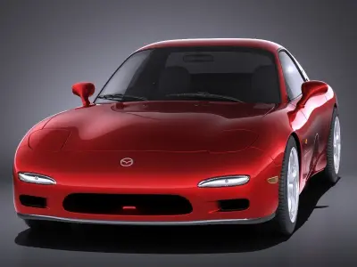 Mazda RX-7 1992-1996 VRAY 3D model