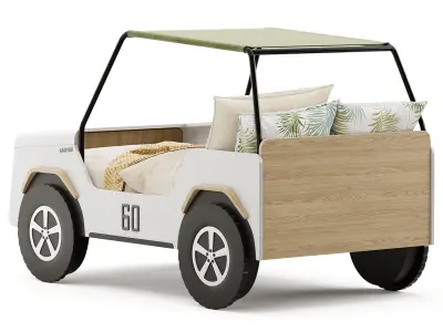 Jiip car bed gautier 3D model