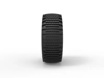 Offroad wheel 38 Scale 1 to 20 3D print model