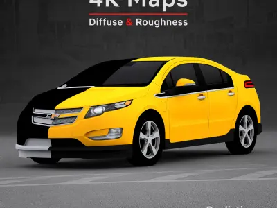 Chevrolet Volt 2010  Low-poly 3D model