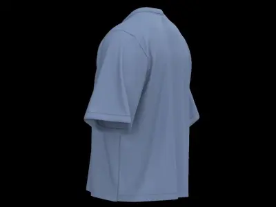 Male tshirt 3D model