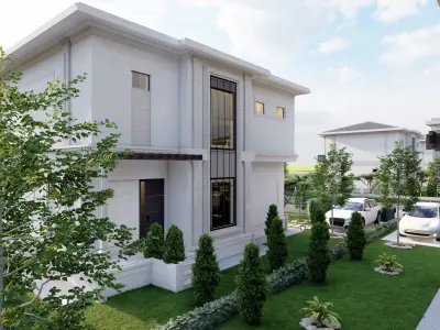 villa  3D model purchase