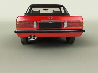Mercedes-Benz R107 350SL 3D model