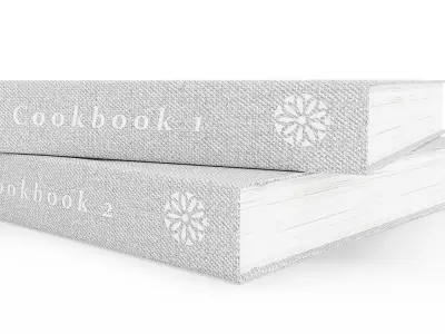 Healthy Cookbooks 3D model