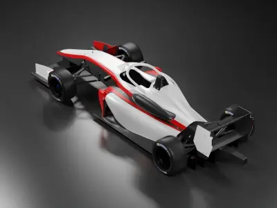 f3 model racing car 3D model