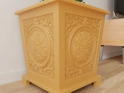 luxury ornament planter - vase - urn - candy dish 3D print model