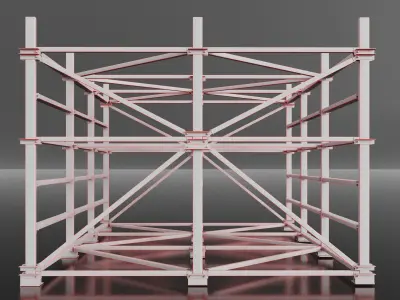 Rack Metal 3D model